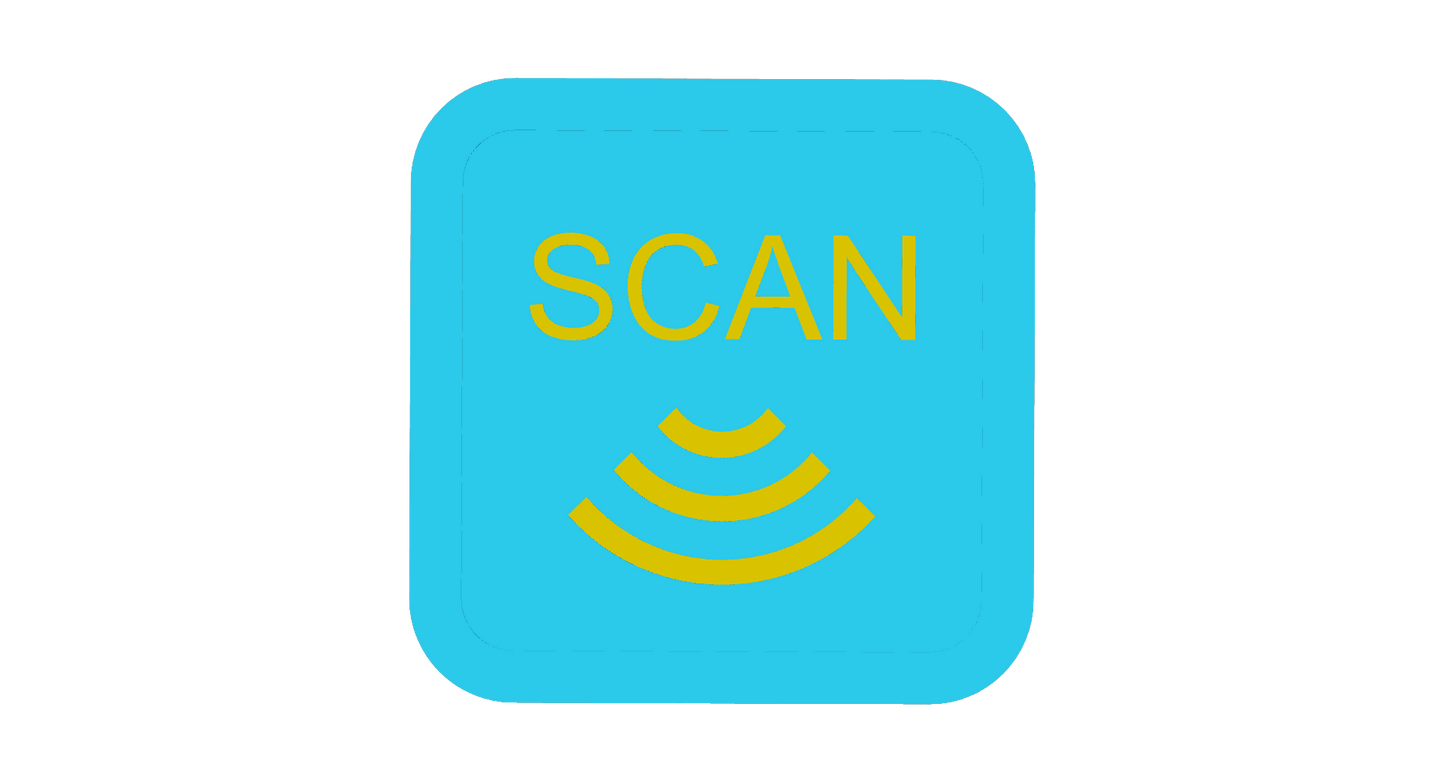 NFC Keytag Hellblau