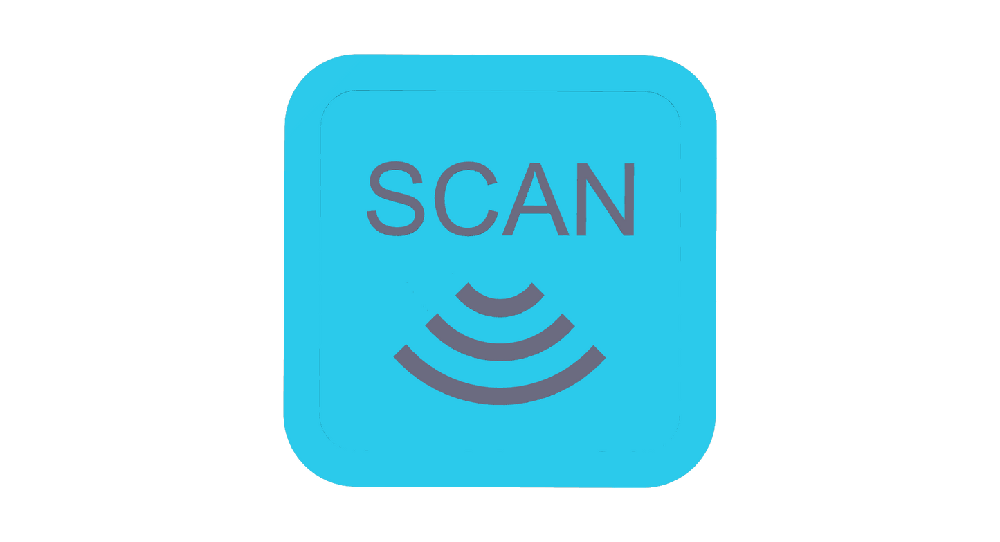 NFC Keytag Hellblau