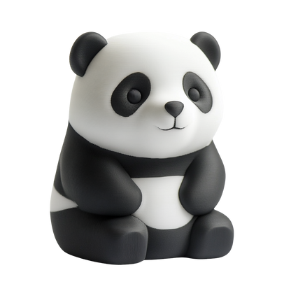 Panda Schwarz-Weiß